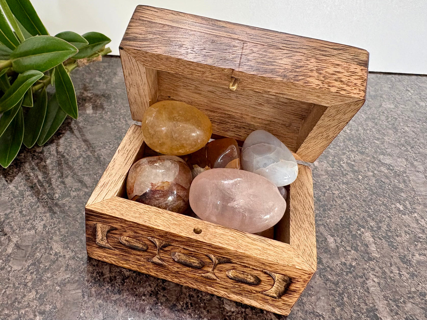 Little Treasure Chest Full of Beautiful Crystals