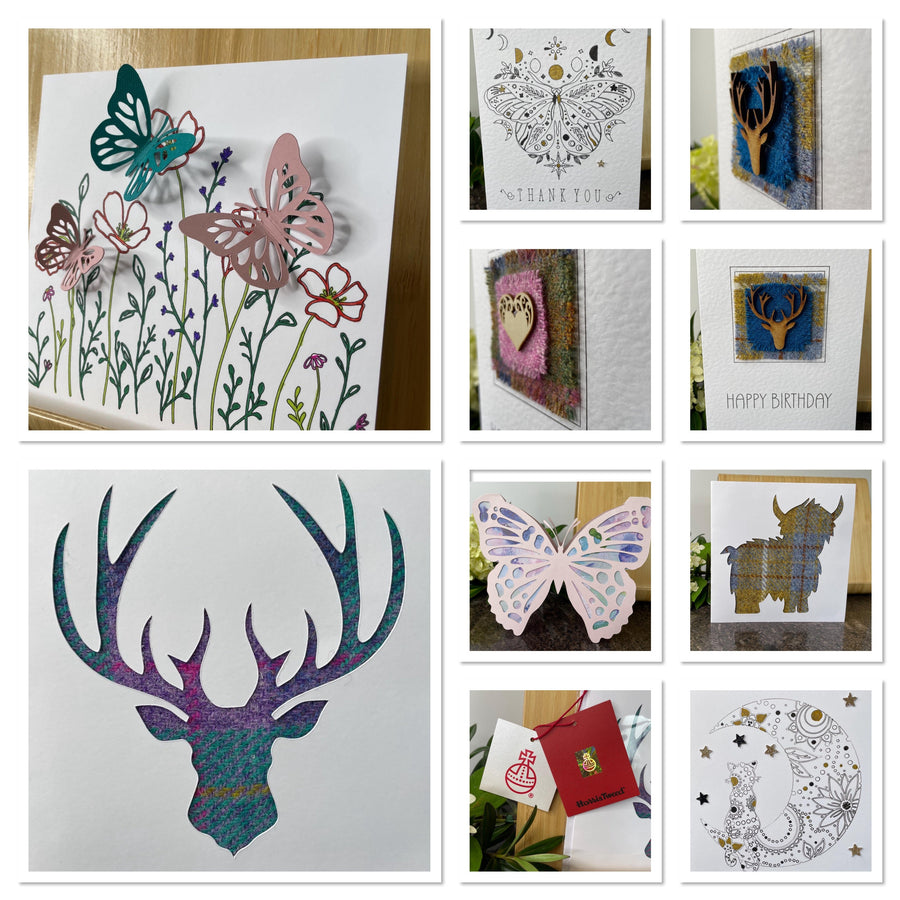 Scottish Unique Handmade Greetings Cards