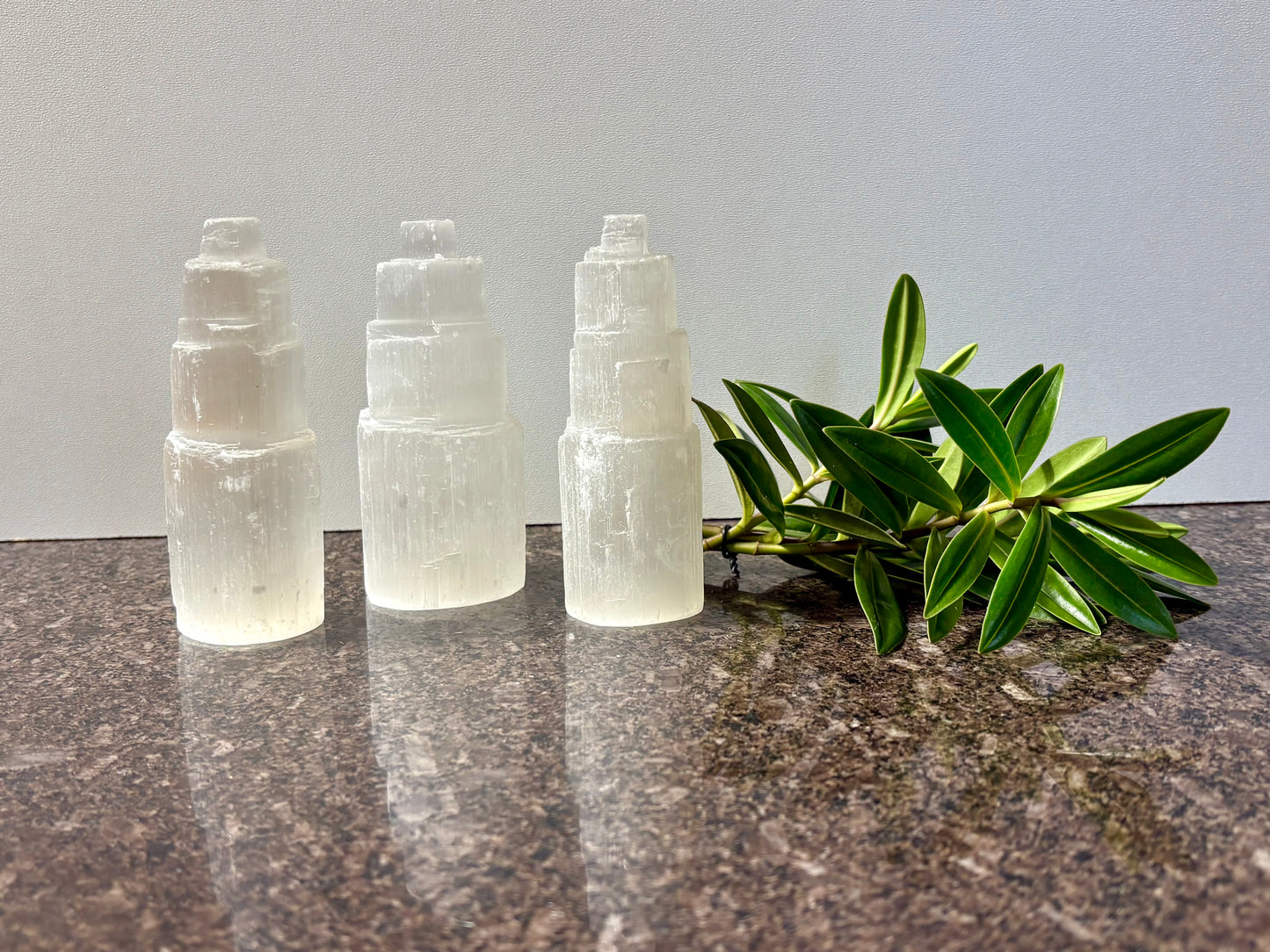 Selenite Tower 10cm tall