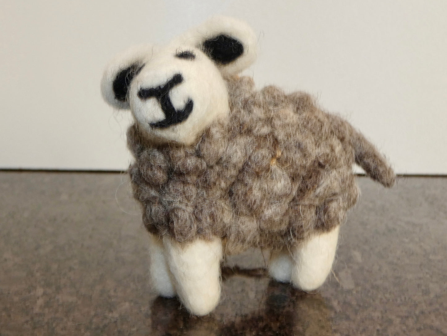 Little Cute Grey Felt Sheep