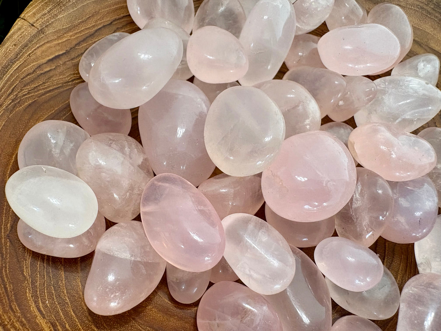Natural Rose Quartz Tumble Stones