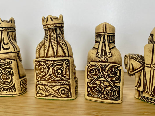 Full Size Isle of Lewis set of Chess Pieces