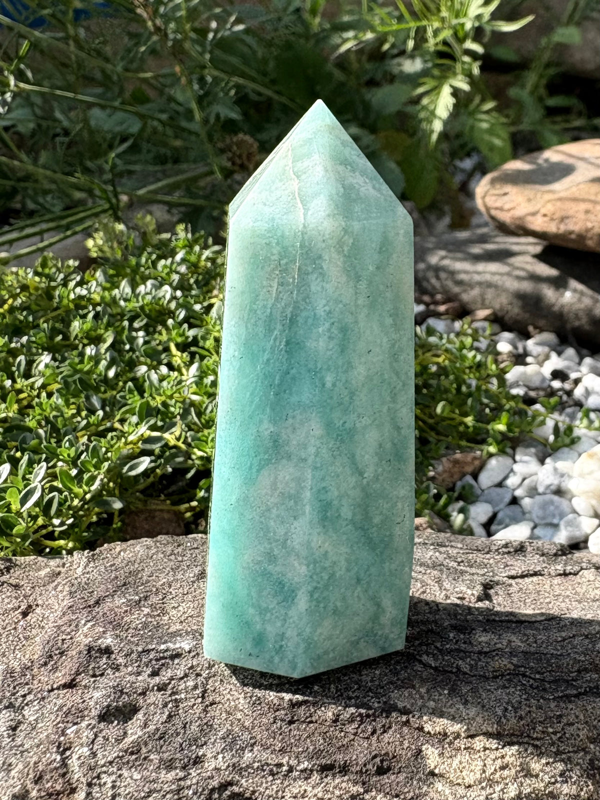 Amazonite Crystal Tower – Polished Point