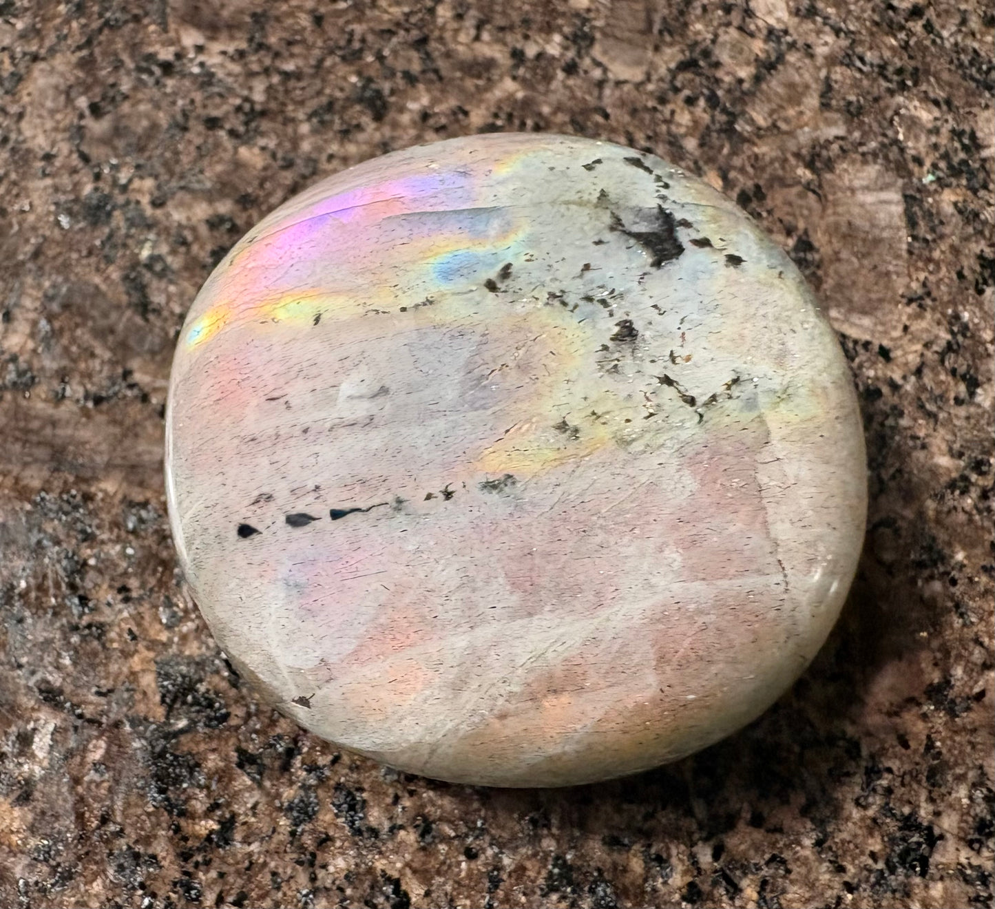 Purple Labradorite Palmstone