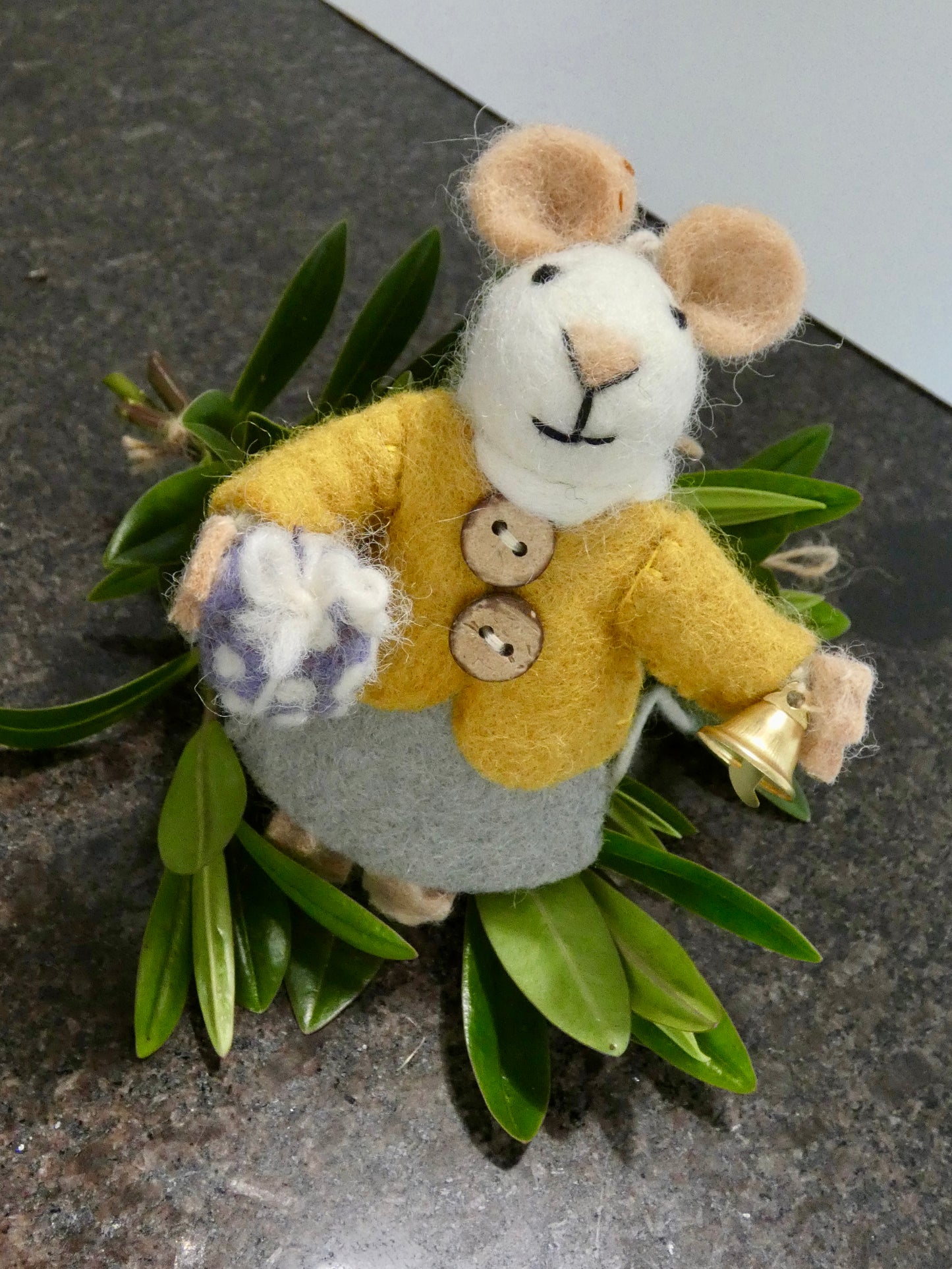 Handmade Felt Rebecca Mouse