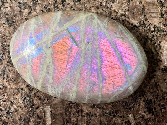 Purple Labradorite Palmstone