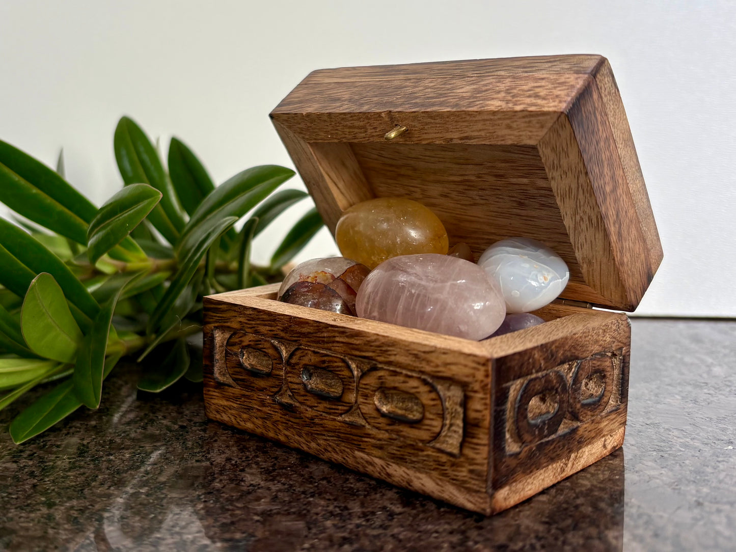 Little Treasure Chest Full of Beautiful Crystals