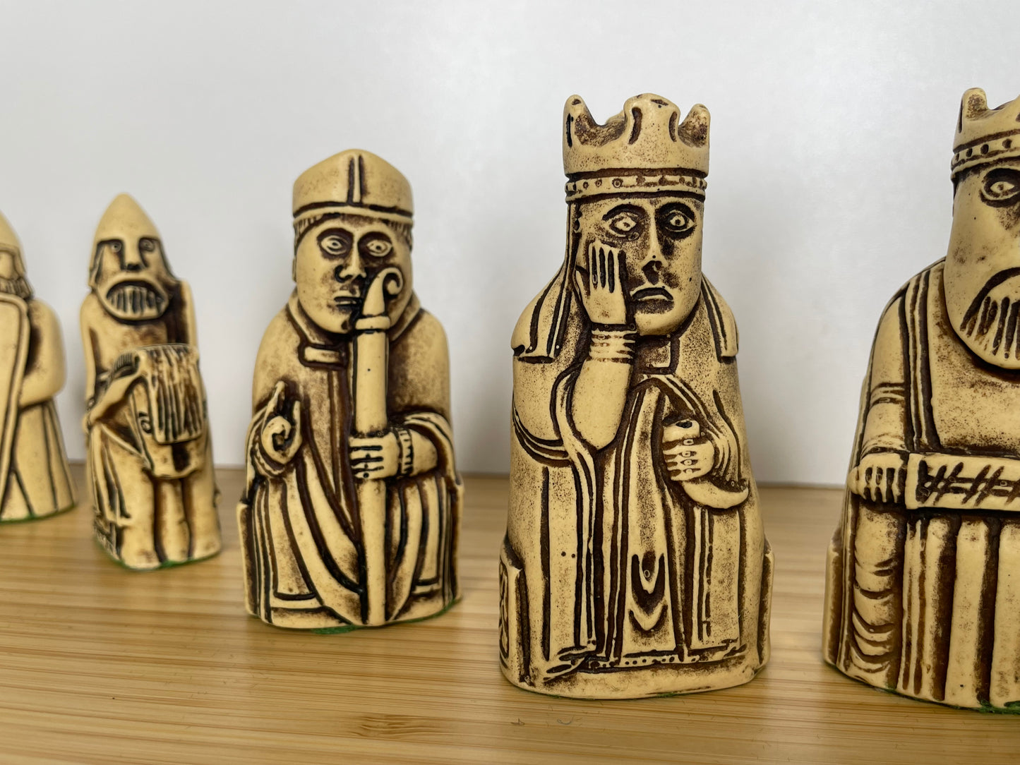 Full Size Isle of Lewis set of Chess Pieces