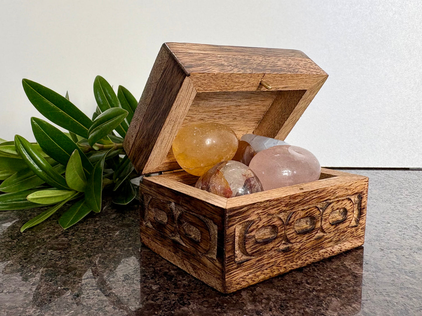 Little Treasure Chest Full of Beautiful Crystals