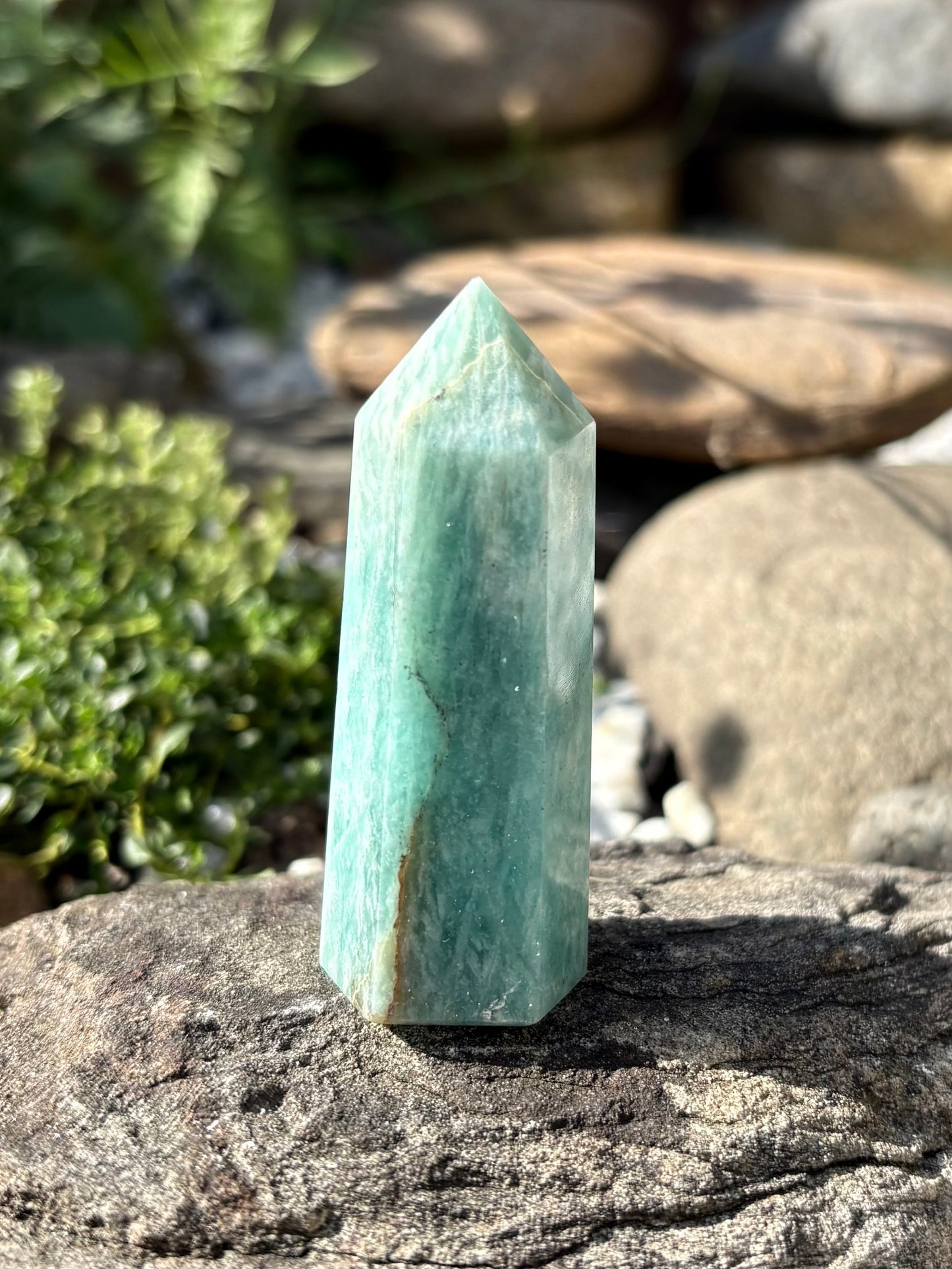 Amazonite Crystal Tower – Polished Point