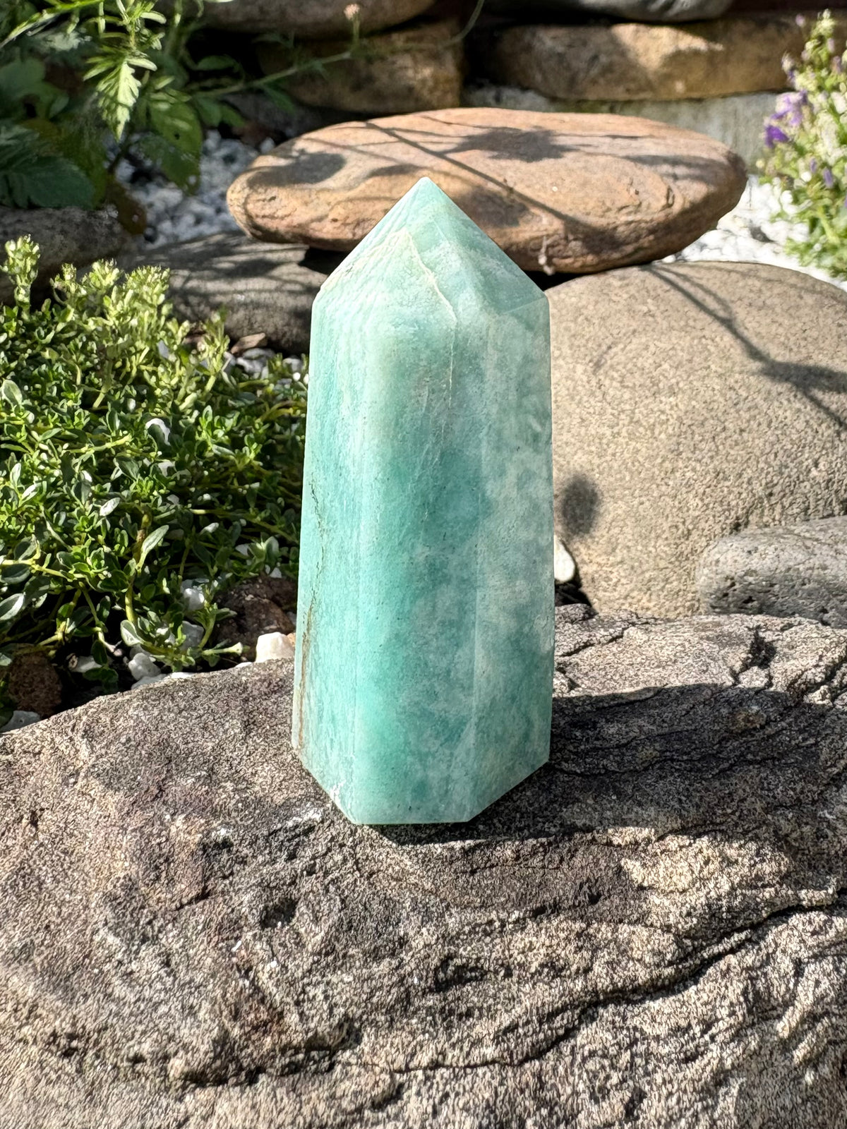 Amazonite Crystal Tower – Polished Point