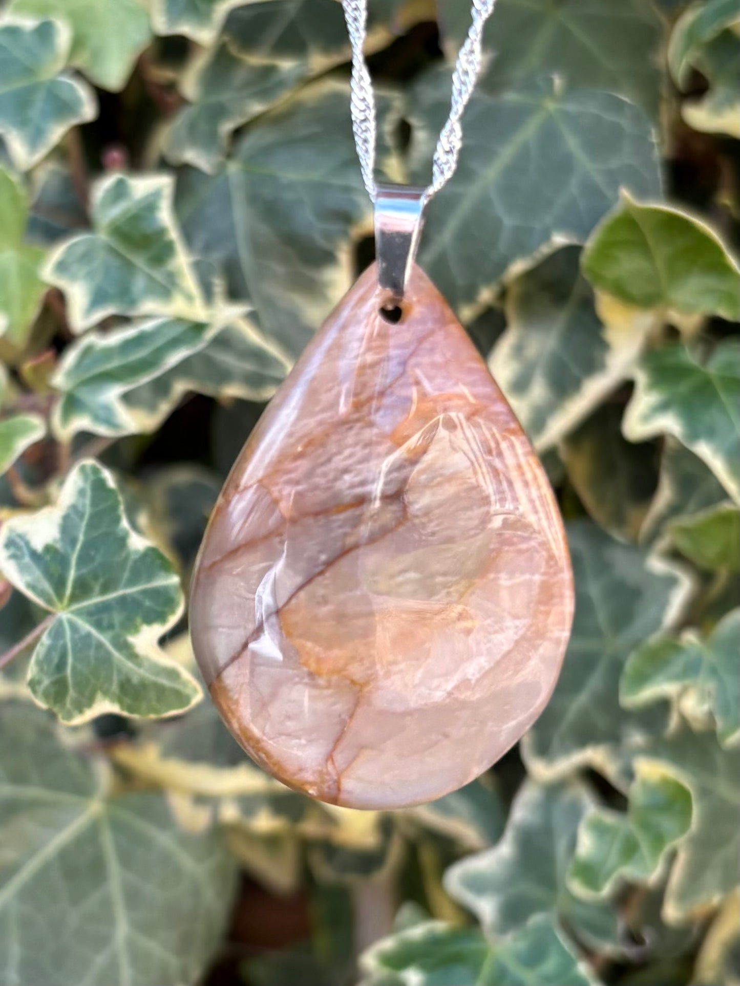 Bronze Labradorite Pear Drop Pendant