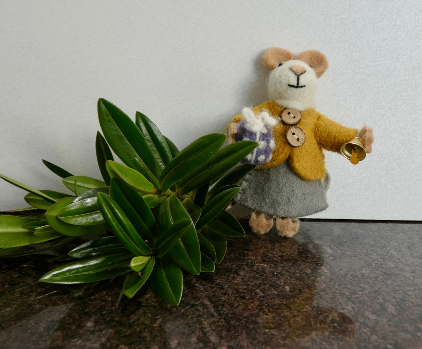 Handmade Felt Rebecca Mouse