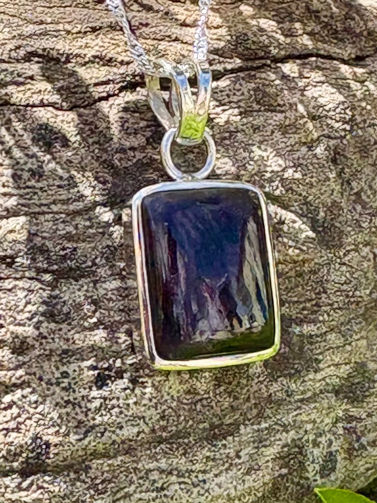 Hand-made Sterling Silver Amethyst Pendant