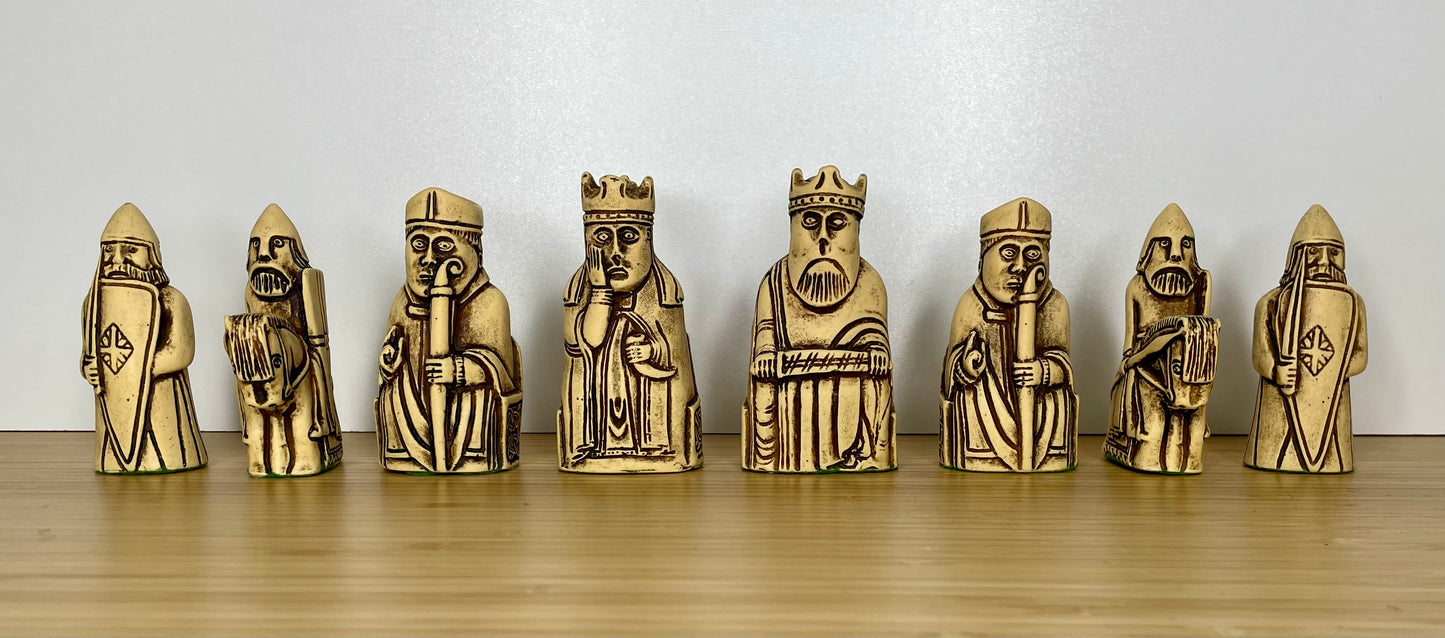 Full Size Isle of Lewis set of Chess Pieces