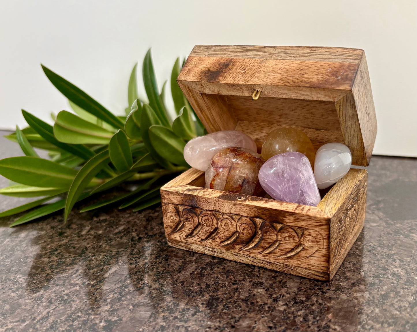 Little Treasure Chest Full of Beautiful Crystals