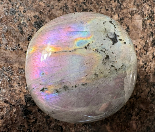 Purple Labradorite Palmstone
