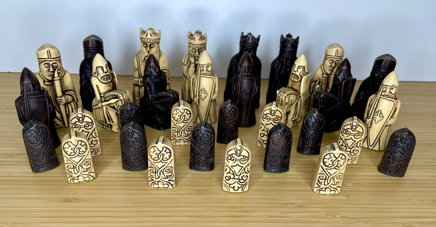 Full Size Isle of Lewis set of Chess Pieces