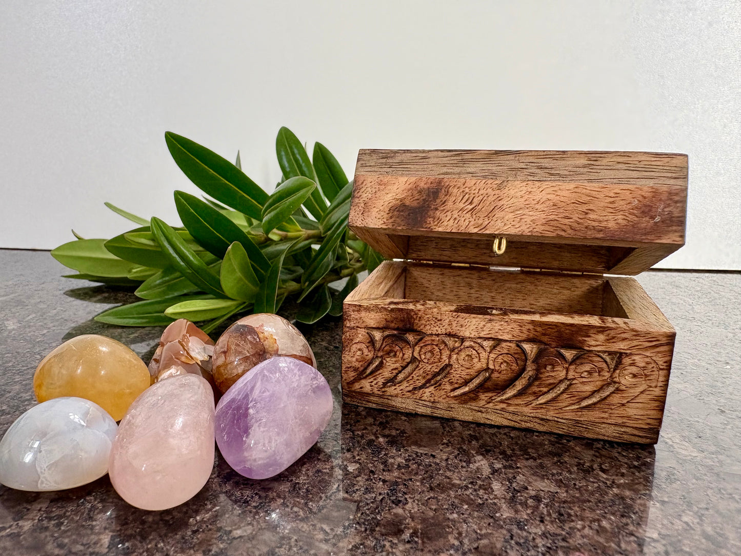 Little Treasure Chest Full of Beautiful Crystals