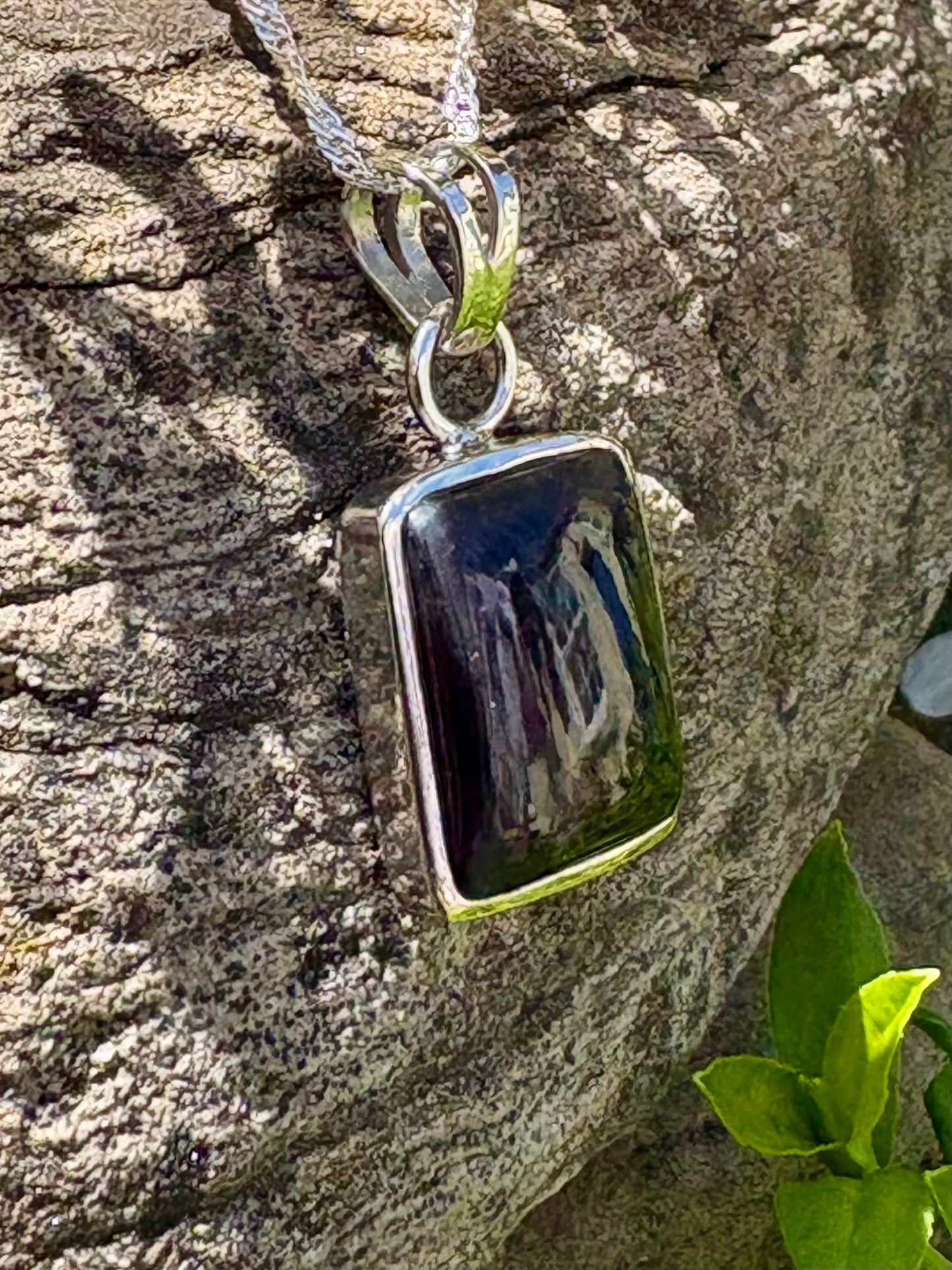 Hand-made Sterling Silver Amethyst Pendant