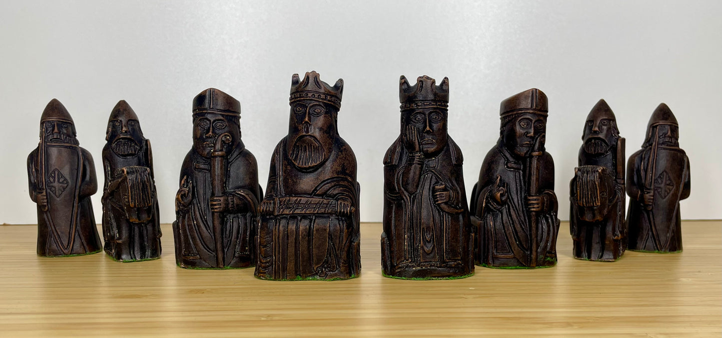 Full Size Isle of Lewis set of Chess Pieces