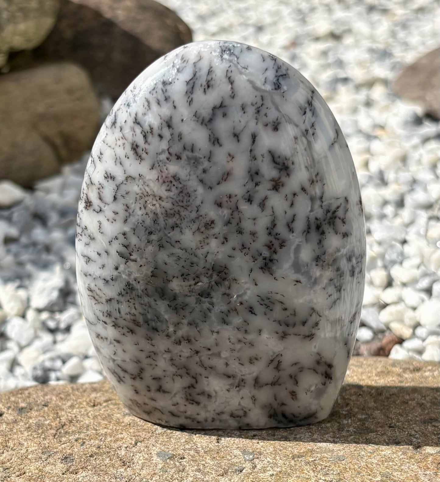Dendritic Merlinite Freeform – 7.5 cm, 206 g