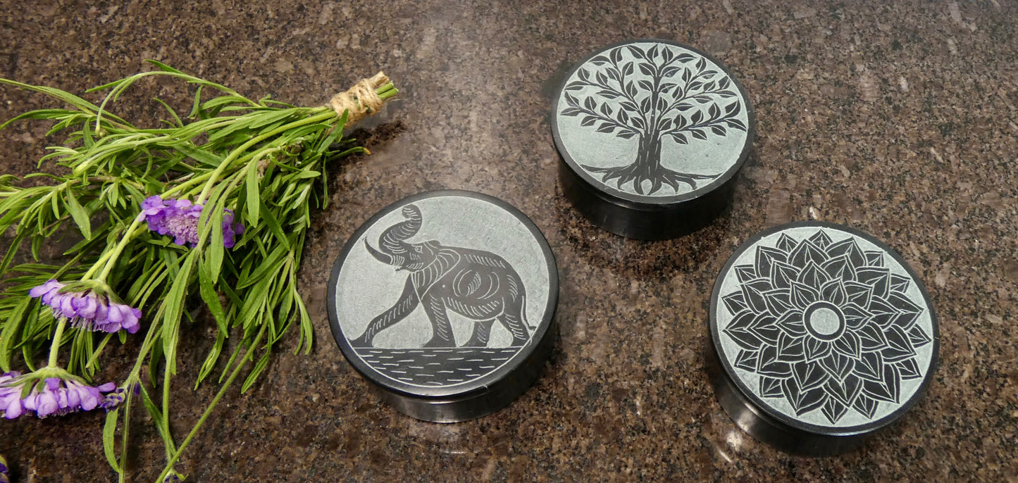 Hand Carved Soapstone Box