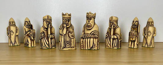 Full Size Isle of Lewis set of Chess Pieces