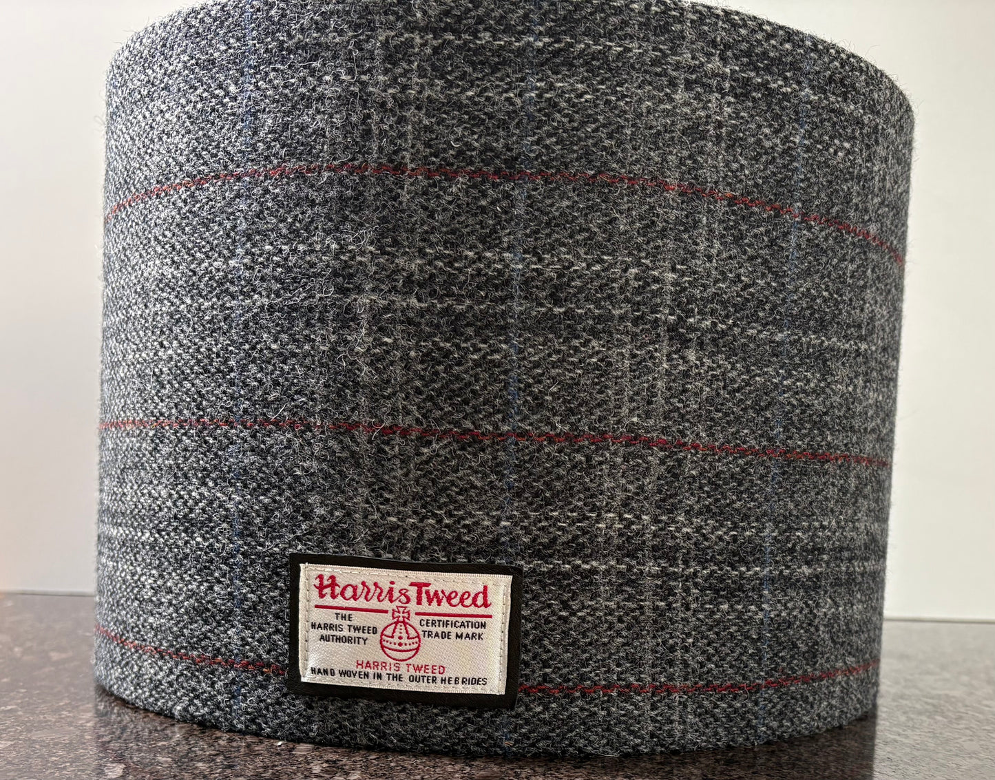 Handmade Harris Tweed Drum Lightshade 30cm x 21.5cm