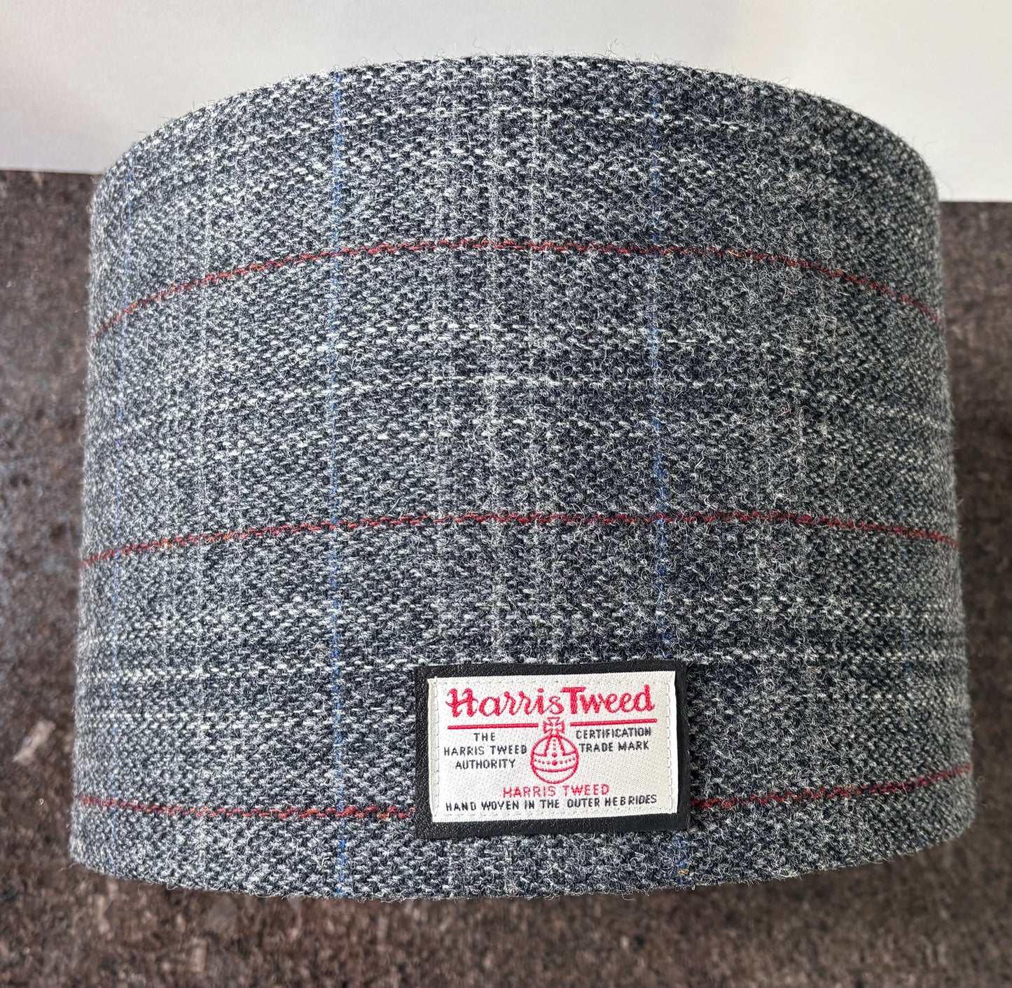 Handmade Harris Tweed Drum Lightshade 30cm x 21.5cm